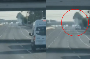 Cierre total de la autopista México-Pachuca, a la altura de Ecatepec, tras una fuga en una pipa