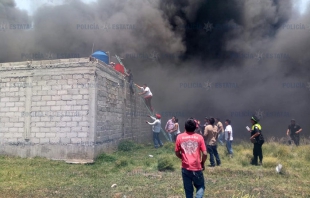 Rescata Secretaría de Seguridad a dos niños en un incendio