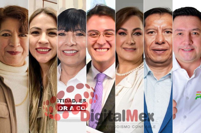 Delfina Gómez, Mónica Chávez, María Esther Rodríguez, Carlos Brito, Jacqueline García, Odilón López, Miguel Ángel Ramírez 