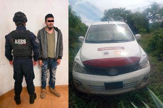 Vicente “N”, de 28 años, fue detenido tras una persecución; otro hombre logró escapar entre la maleza.