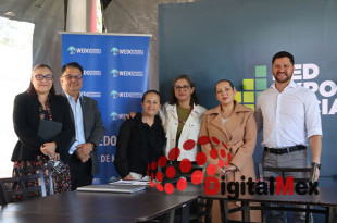 La firma fue realizada por Paola Farías, coordinadora del Programa de Empoderamiento en IA para Emprendedoras México-LATAM, y Omar Iván Gómez Guzmán, presidente del Consejo Directivo de Grafeno y de la Red ExpoSocial.
