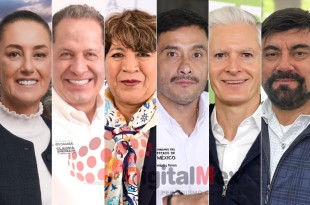 Claudia Sheinbaum, Eruviel Ávila, Delfina Gómez, Adrián Hernández, Alfredo Del Mazo, Carlos Maza