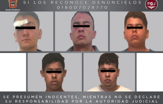 Capturan a cinco sujetos por robo de vehículos en Ecatepec y Tecámac