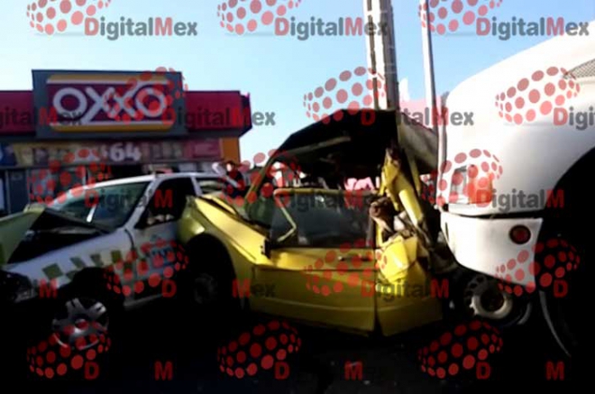 #Video: #Toluca: Espectacular carambola en Alfredo del Mazo