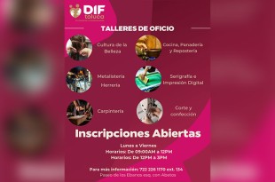 Las inscripciones ya están abiertas y pueden realizarse en las oficinas del DIF Toluca