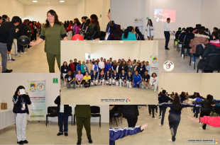 Estudiantes normalistas en visita al CREHA