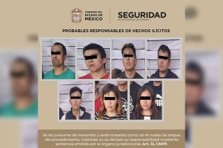 Los detenidos fueron puestos a disposición de la Agencia del Ministerio Público con sede en la demarcación.