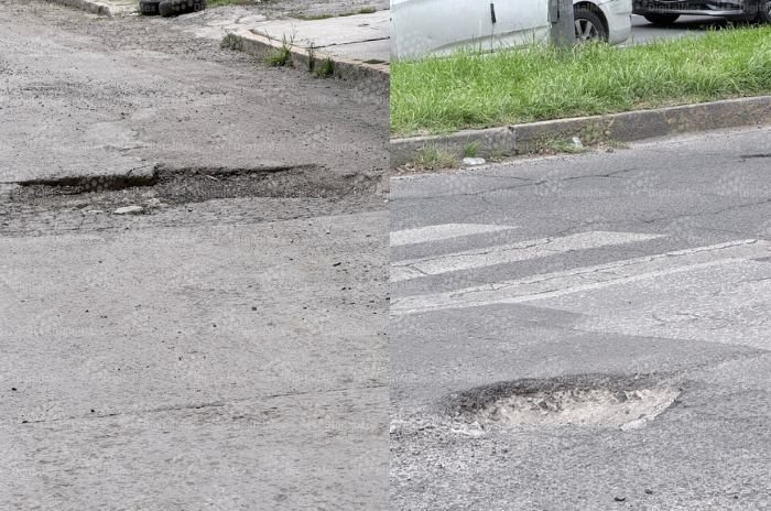 Baches y deterioro en avenida Tecnológico, una de las vialidades señaladas por vecinos de Metepec.