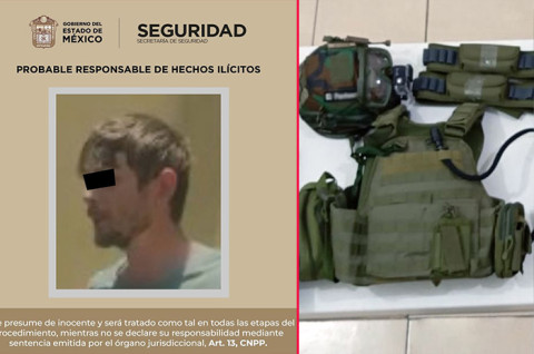 James “N” fue presentado ante la Fiscalía de Asuntos Especiales (FAE) del Estado de México. 