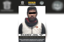 Ricardo Joel ‘N’, fue ingresado al Centro Penitenciario y de Reinserción Social de Zumpango.