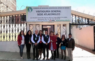 Visita sorpresa del Ombudsperson a visitaduría de Atlacomulco