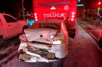 El accidente ocurrió en dirección a San Mateo Atenco