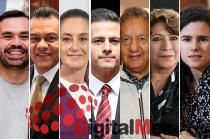 Jorge Álvarez Máynez, Juan Zepeda, Claudia Sheinbaum, Enrique Peña, Higinio Martínez, Delfina Gómez, Luisa María Alcalde