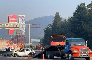 Los hechos sucedieron a la altura de la zona de La Marquesa, en dirección a la Ciudad de México, en el municipio de Ocoyoacac.