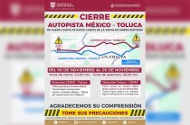 El cierre aplicará en ambos sentidos y abarcará desde la Avenida Carlos Lazo hasta la Universidad Iberoamericana.