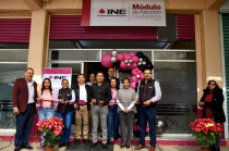 Autoridades del INE inauguraron el Módulo de Atención Ciudadana 153551 en Tenancingo