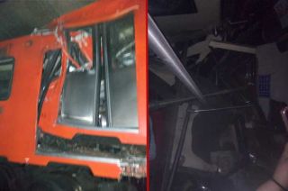 Reportan personas atrapadas.