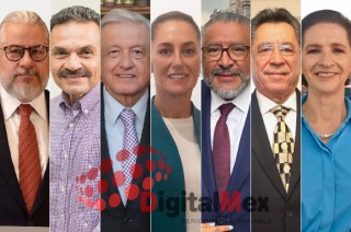 Alejandro Malagón, Octavio Romero, AMLO, Claudia Sheinbaum, Horacio Duarte, Ignacio Salgado, Angélica Moya