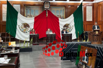 Sesión en el Congreso del Estado de México, donde la bancada de Movimiento Ciudadano presentó una iniciativa para reducir sanciones por verificación vehicular extemporánea