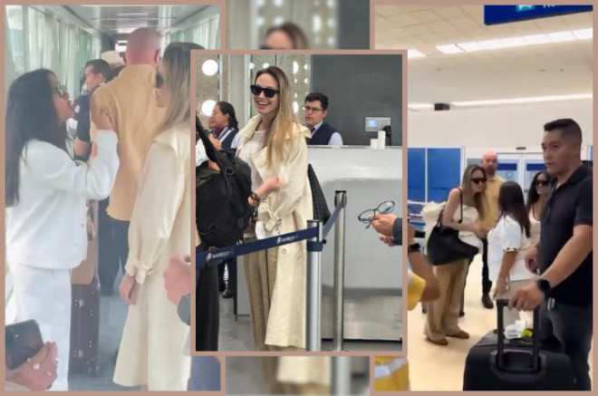 Angelina Jolie y Salma Hayek visitan Veracruz