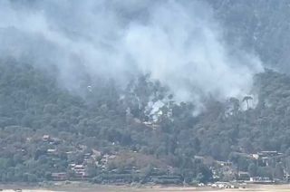 Reportan dos incendios en el municipio de Valle de Bravo