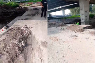 #Video: ¡Precaución! Cierre en tramo Texcoco-Lechería por obras podría durar hasta 15 días
