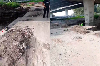 #Video: ¡Precaución! Cierre en tramo Texcoco-Lechería por obras podría durar hasta 15 días