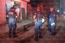 Elementos de la Policía Municipal resguardaron la zona tras el ataque armado registrado en Otzolotepec.