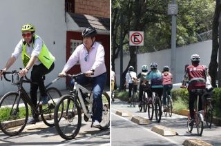 Inauguran Ciclovía Metropolitana que conecta a Edoméx y CDMX