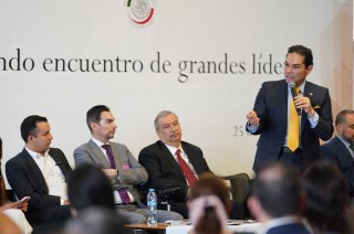 Enrique Vargas del Villar, senador electo, reafirma el compromiso de Acción Nacional de luchar por inversión y seguridad en México.