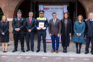 David Sánchez Isidoro, presidente municipal de Coacalco, durante la presentación del Bando Municipal 2026.