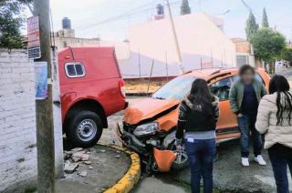 El choque se dio entre una unidad Crossfox y una Ford Pickup.