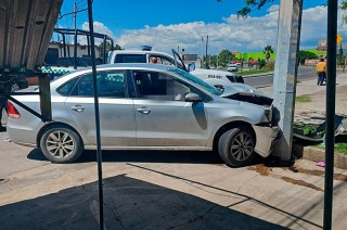 Los hechos se registraron a la altura del restaurante “El Gordo King”