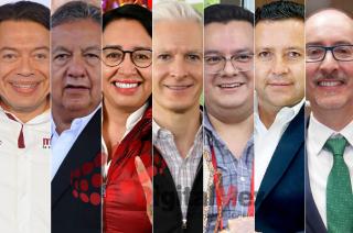 Mario Delgado, Higinio Martínez, Azucena Cisneros, Alfredo del Mazo, Ricardo de la Cruz Musalem, Gerardo Monroy, Carlos Eduardo Barrera