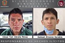 Samuel, Cesar Yair y dos de sus cómplices, quienes portaban armas de fuego, dispararon a los sujetos.