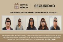 Cinco personas fueron detenidas en Jilotepec por su probable participación en un robo con violencia a transeúnte.
