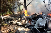 Dos muertos al desplomarse una avioneta en Atizapán de Zaragoza