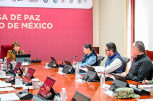 La estrategia de seguridad se centra en la coordinación permanente de la Mesa de Paz, integrada por autoridades estatales, federales y municipales