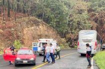 Acudieron cuerpos de emergencias para atender a los heridos, entre ellos un menor de edad.