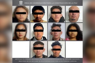 Los detenidos presuntamente pertenecen a un grupo criminal originario de Michoacán.