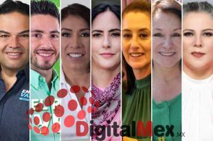 Enrique Vargas, José Couttolenc, María Luisa Mendoza, Lía Limón, Claudia Sheinbaum, Azucena Olivares, Miroslava Carrillo