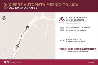 El cierre será en el tramo de La Marquesa a la Caseta La Venta