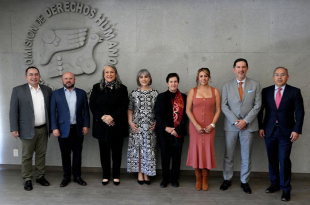 Víctor Leopoldo Delgado Pérez, titular de la CODHEM, participó en la reunión regional para coordinar acciones de protección de derechos humanos rumbo al Mundial 2026.
