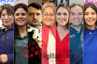 Delfina Gómez, Luisa María Alcalde, Andy López, Martha Guerrero, Ana Aurora Muñiz, Enrique Vargas, Emma Álvarez