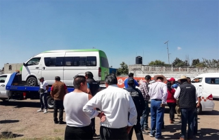 Someten a choferes del transporte público a pruebas toxicológicas; intentaron evadirlas