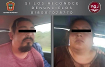 Detienen a pareja de extorsionadores; los más buscados en Edomex