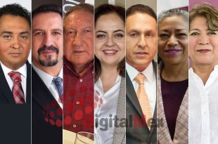 Víctor Capilla, Alfonso Bravo, Arturo Montiel, Ana Lilia Herrera, Jacobo Cheja, María Eugenia Rojano, Delfina Gómez