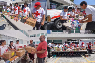 Colecta de víveres Cruz Roja