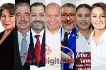 Delfina Gómez, Ricardo Sodi, Francisco Vázquez, Raciel Pérez, Horacio Duarte, Ofelia Sandoval, Saray Benítez