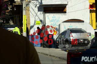 El hecho ocurrió en las inmediaciones de la calle Independencia, casi esquina con Fray J. Vera Valdez, a unas cuadras de Calzada al Pacífico.